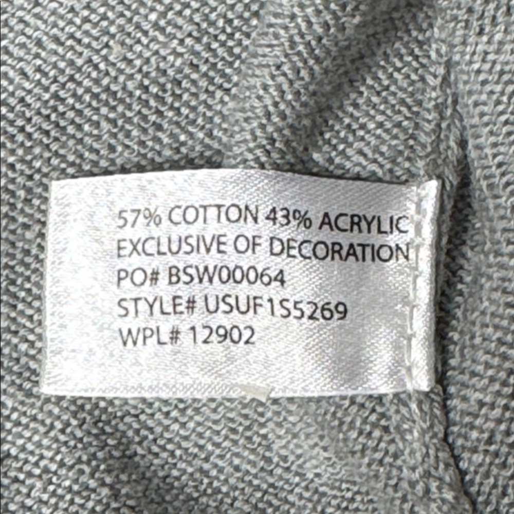 U.S. POLO ASSN HEATHER GREY MENS CHEST STRIPE CREWNECK SWEATER **NWT** - Picture 8 of 9